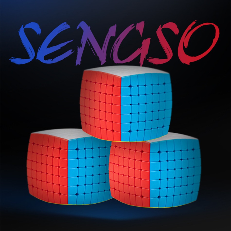 【happy one】Shengshou Pillow Mr.M 7x7 6x6 Magnetic Cube rounded Stickerless Speed Cube Linglong 6x6x6 Puzzle Cube Toys. 