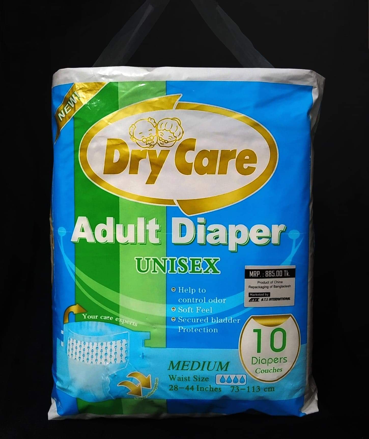 dry care diapers