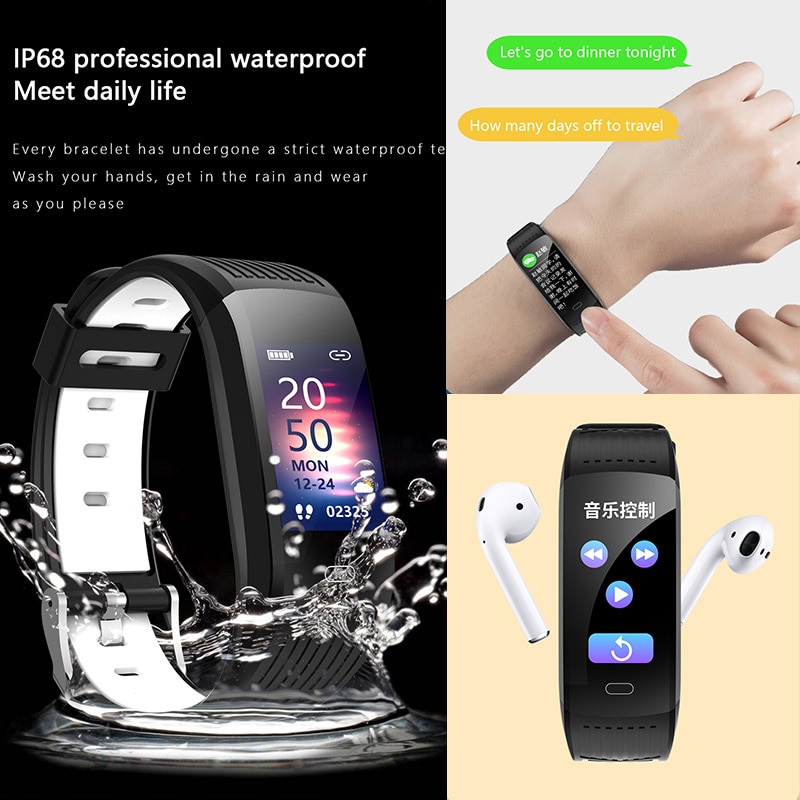 【VisioN Shop】Excelvan Smart Watch Aplus Clock Sync Support Card Bluetooth Connectivity for Android Phone Watch. 