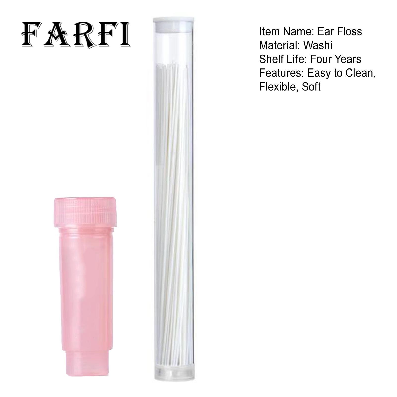 Farfi Ear Floss Non-irritating Disposable Earrings Piercing Cleaning Line. 