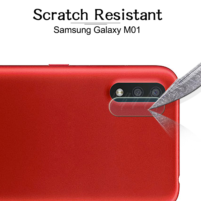 ( 2IN1) Samsung Galaxy M01 ( Front screen protector+camera  protector)= 2pcs. 