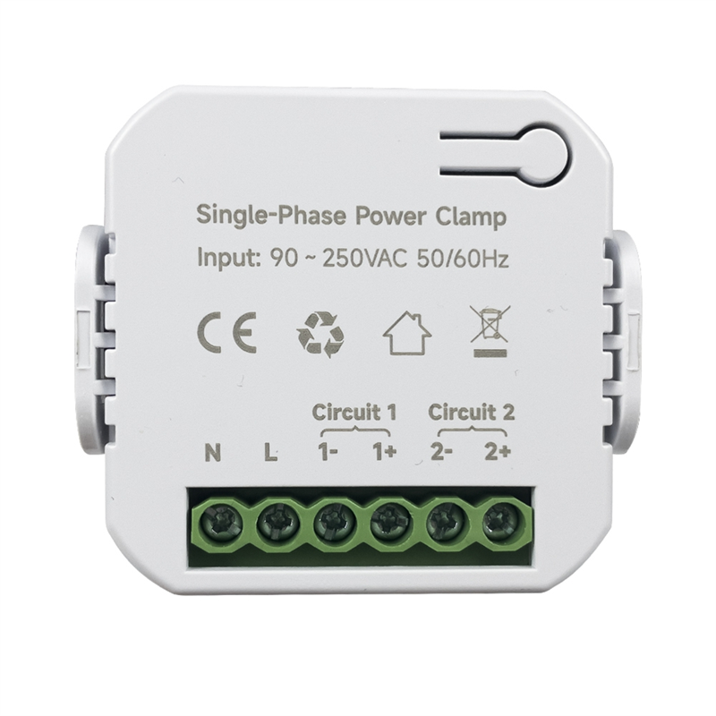Tuya Smart WiFi Energy Meter 80A with Current Transformer Clamp KWh Power Monitor Electricity Statistics 90- 250V(1CT). 