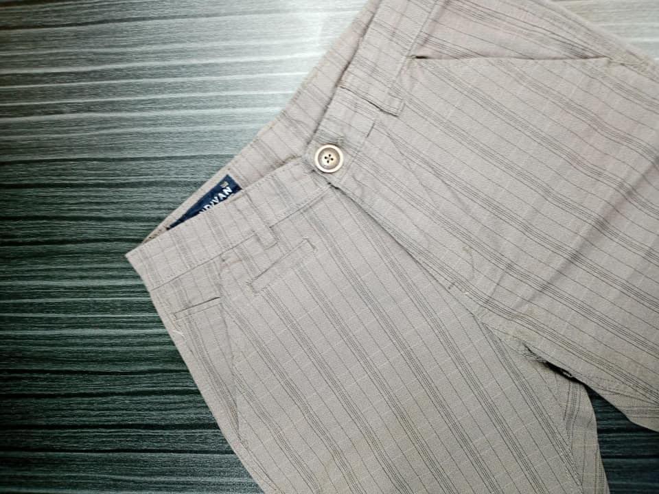 Ash Color Slim Fit Gabardine Pant 
