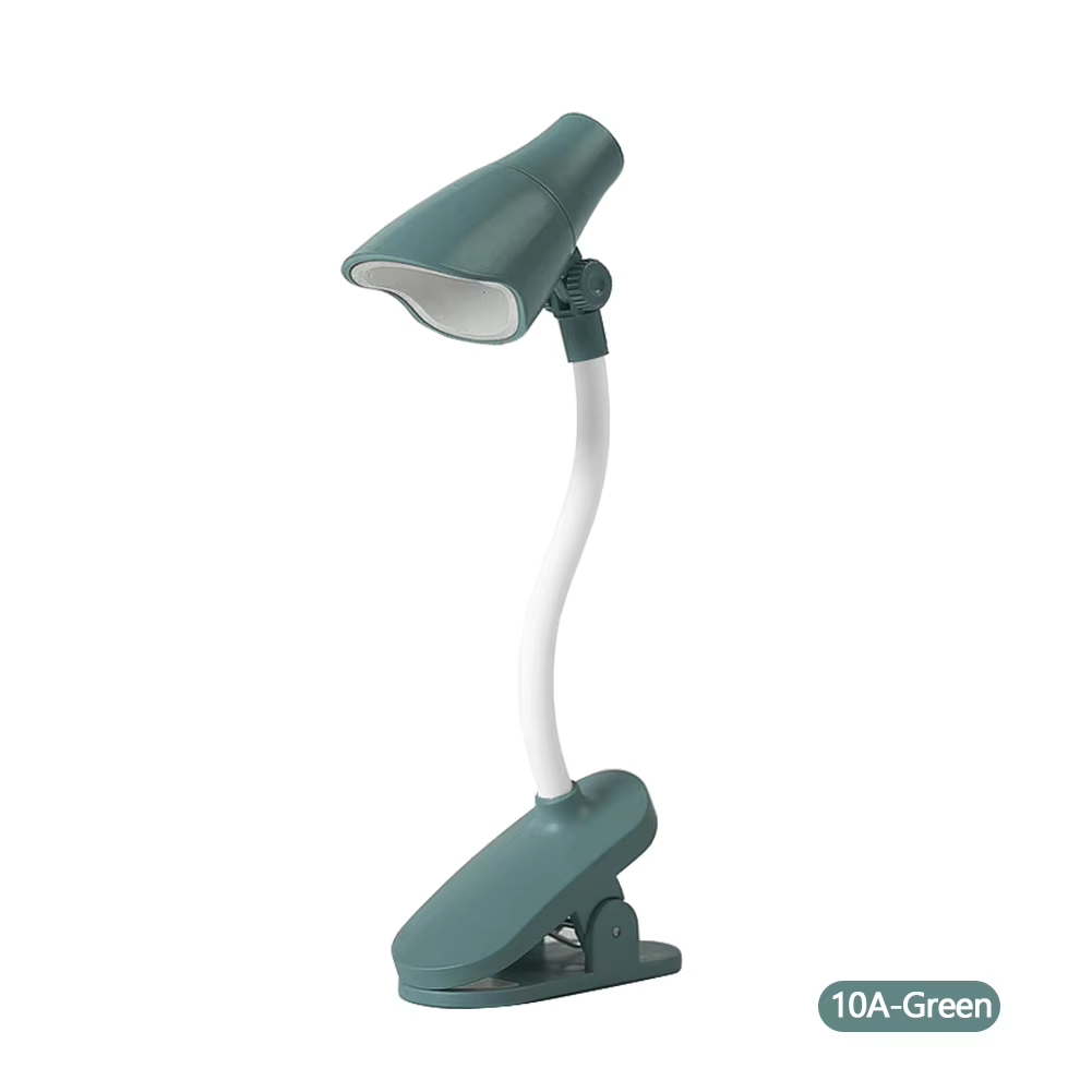 1 pcs Mini Table Light LED Battery Operated Reading Desktop Book Clip Light Adjustable Portable Desk Night Lamp. 