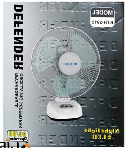Charger Fan 12"  Full specifications Brand: Conion Category: Charger Fan Details Works on AC Power (Electricity) & DC Power (Battery) Built in Rechargeable Battery - Upto 4 Hours in Low Speed Excellent Air Throw Long Life Powerful Motor LED Battery. 