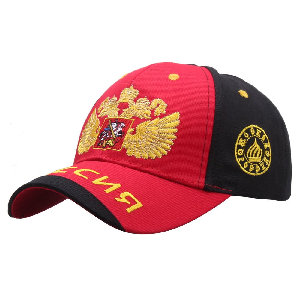 【Lejia】2023 Russia Cap Bosco Rebound Sports Cap Men and Women Hip-hop Cap Double-headed Eagle Casual Cap