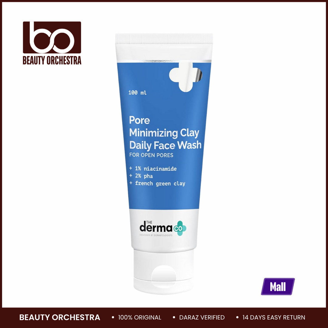 The Derma Co Pore Minimizing clay Oil-Free Daily Face Wash - 100ml