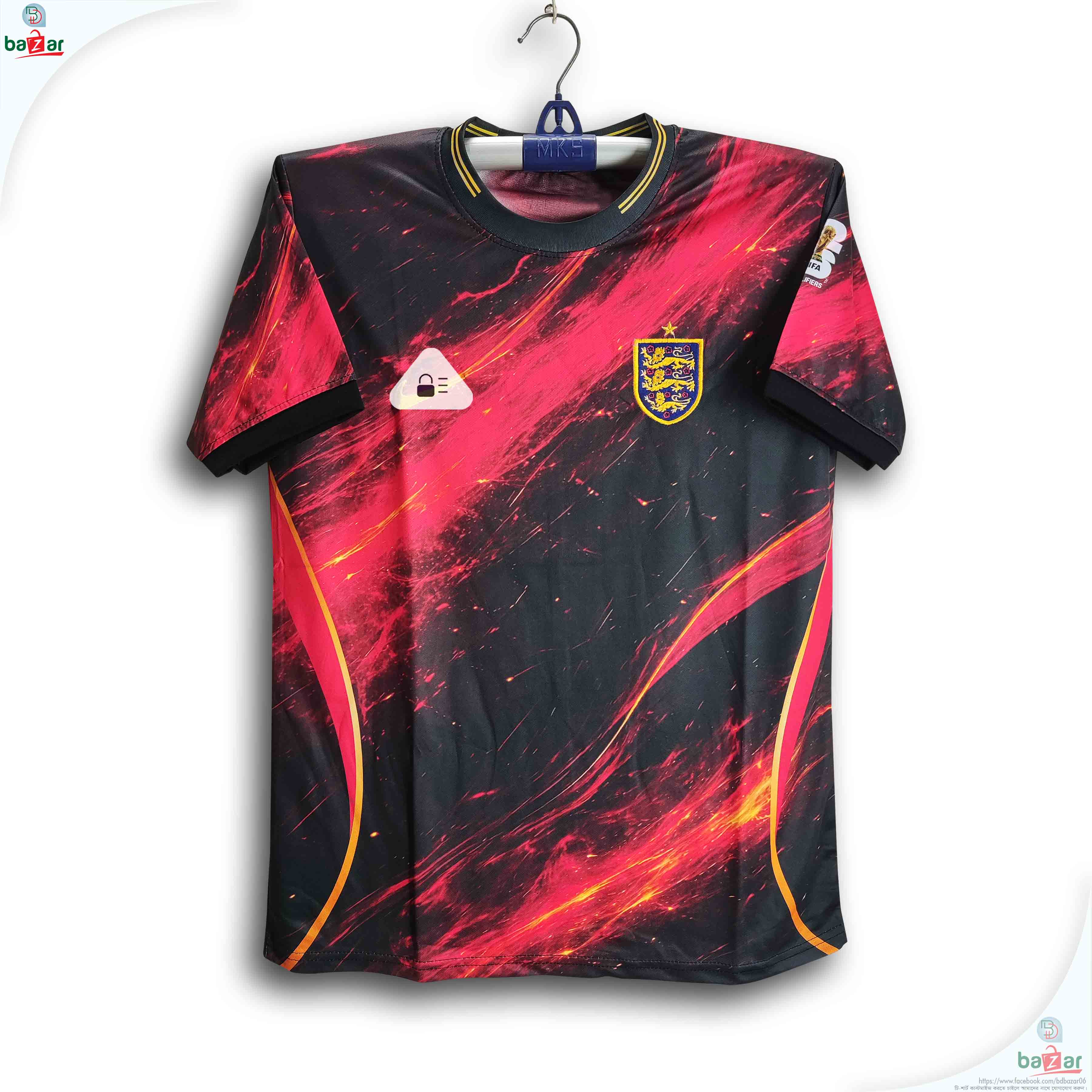 England World Cup Jersey 2026 Thai Premium Football Jersey For Men - Half Sleeve t shirt - England World Jersey 2026