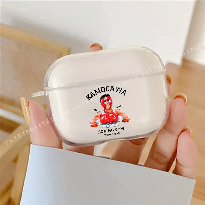 【NShisasN】Vintage Japan Manga Anime KBG Hajime No Ippo Earphone Case for Airpods 1 2 Pro Wireless Bluetooth Headphone Cover for Air Pod 3. 