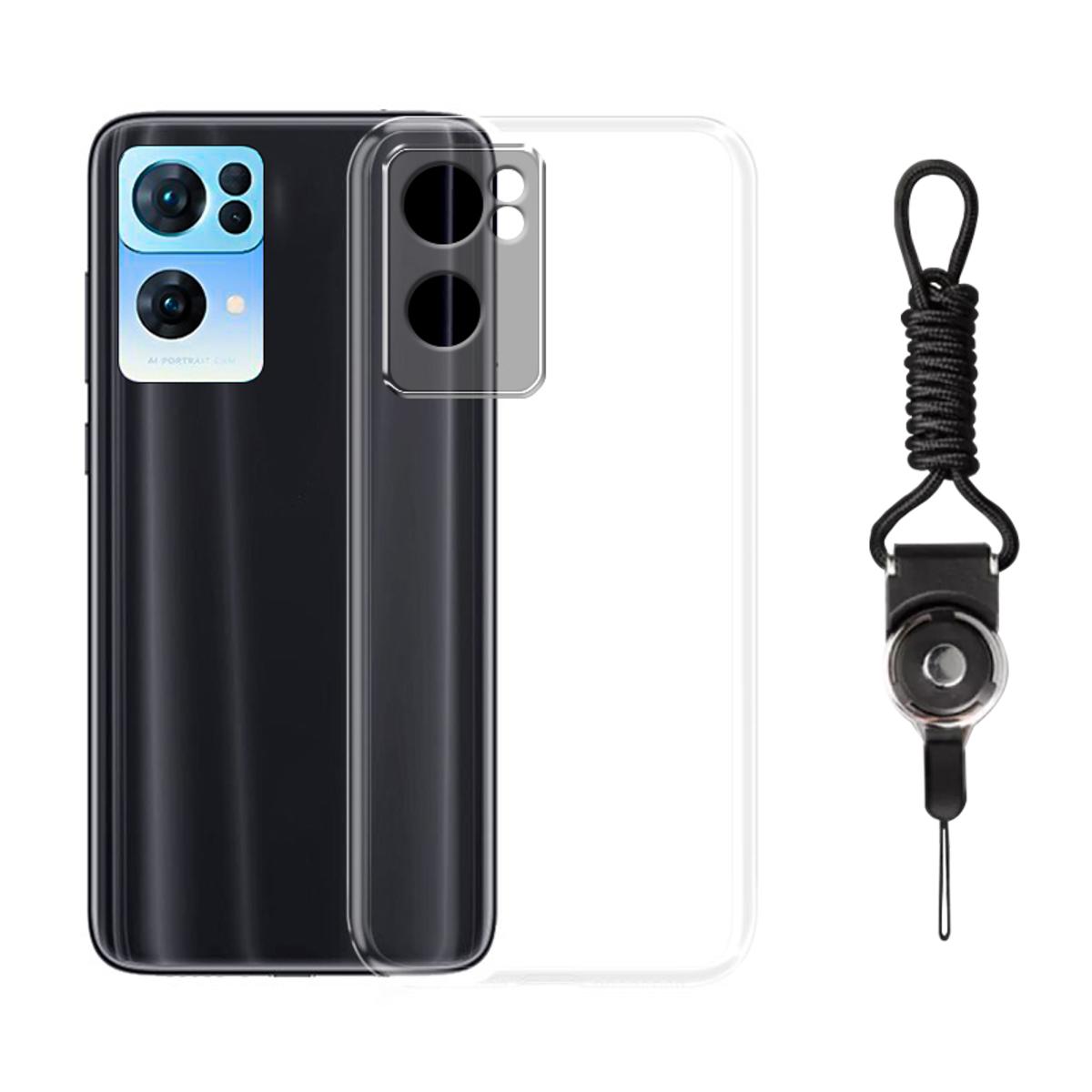 Tokifu For OPPO Reno 7 Pro 5G Back Cover Soft Casing Transparent TPU Simple Case Covers