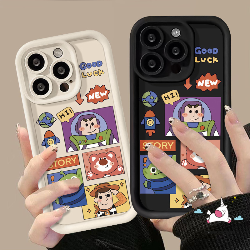 Angel Eyes Tulip Toy Story Buzz Lightyear Case Compatible For Samsung A12 A13 A34 A31 A32 A03s A50s A54 A30s A52s A53 A04s A20s A14 A50 A04E A51 A03 A23 A24 A30 A02s A11 A10s A20 A52 Soft Phone Cover. 