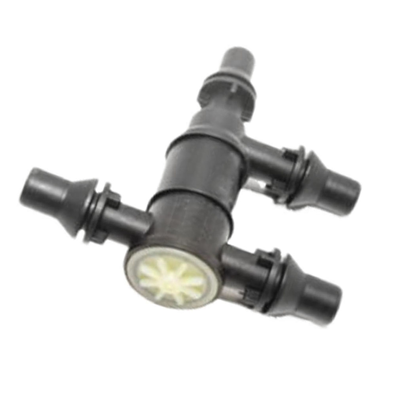 1 Piece Thermostat Low-Temperature Shutoff Valve 4-Way Throttle Tube A0005061000 Black for - E-Class W213 C W205 GLC W253. 