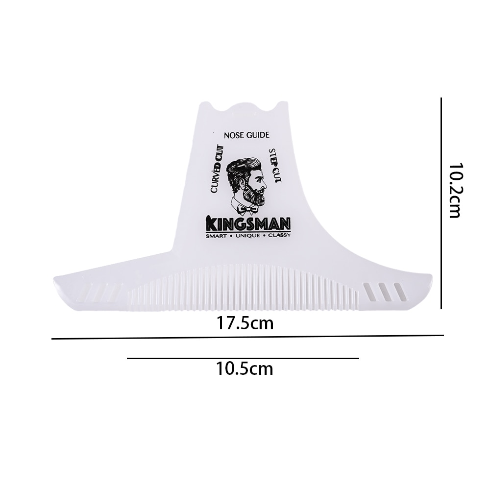 Men Beard Shaping Styling Template Beard Hair Combs Men Shaving Tools Hair Beard Trim Template Style Brush Beard Comb. 