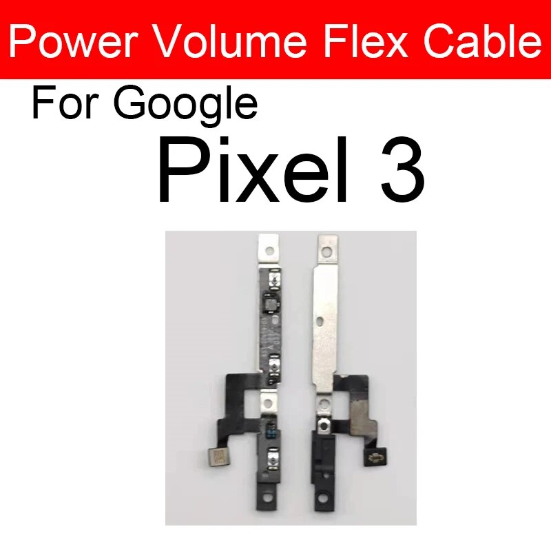 Power Volume Flex Cable For Google Pixel XL 2 2XL 3 3XL 3A 4 4XL 4A XL 5 5A 5G Side Buttons Power Volume Key Flex Ribbon Parts. 