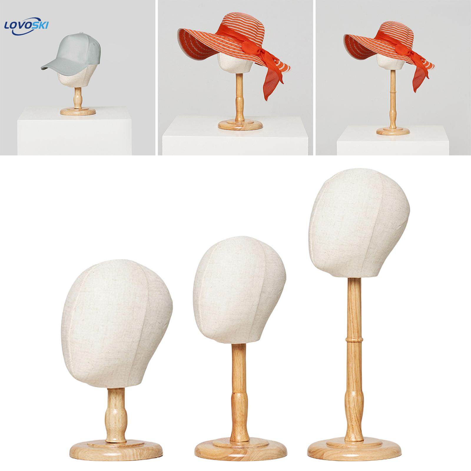 Hat Head Display Children Mannequin Head Model for Styling Drying Home Salon Total Height 31cm. 