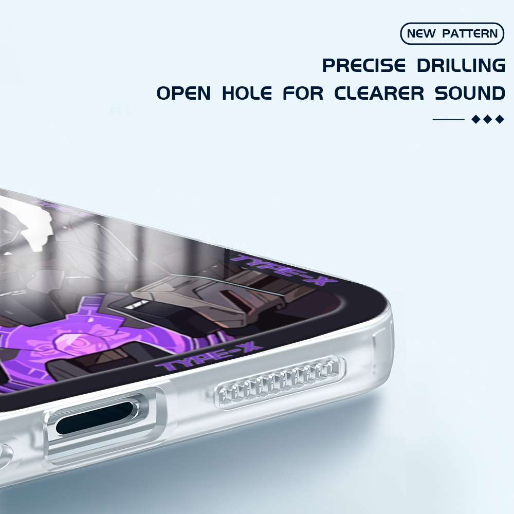 UCUC for Redmi 8 Back Cover Mobile Suit Gundam Transparent Crystal TPU Soft Case Full Lens Protection Ultra Thin Drop Resistant Phone Case. 