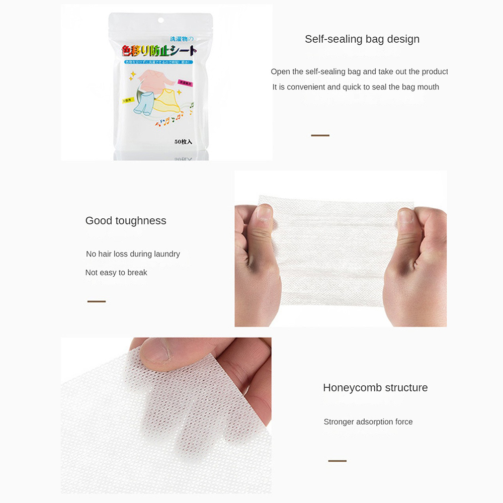 Laundry Detergent Tablet Sheet Washing Wipe Washing Machine Tide Color Catcher Grabber Sheet Bubble Cloth Anti Dyed Home. 