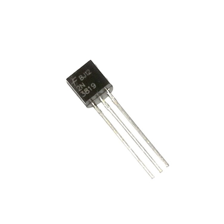 Transistor 2N3819 2N 3819 25V 10mA 360mW N-Channel Transistors IC TO-92 Package IC Electronics Amplifier Transistors. 