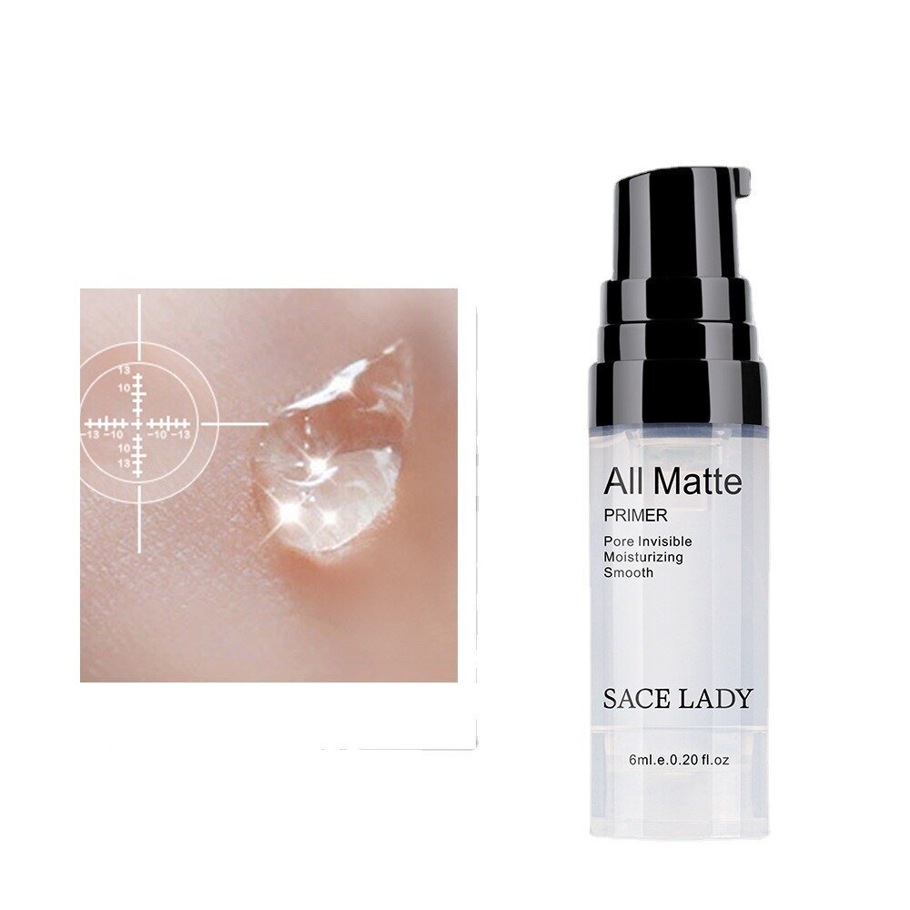 SACE LADY Face Primer Base Natural All Matte Foundation Pores Invisible Oil-Control Base Moisturizing Smooth Fine Lines Cosmetic. 
