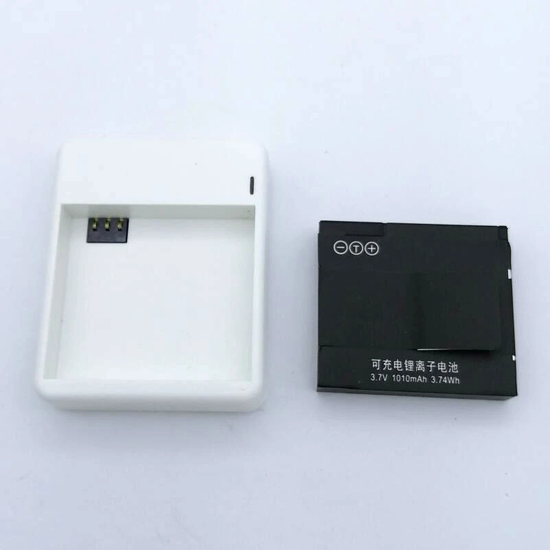 Clownfish for Xiaomi Yi Battery 1010mAh Xiaomi yi battery / Yi Battery Charger For Xiaomi Yi 1 Action Camera Sports Accessories. 