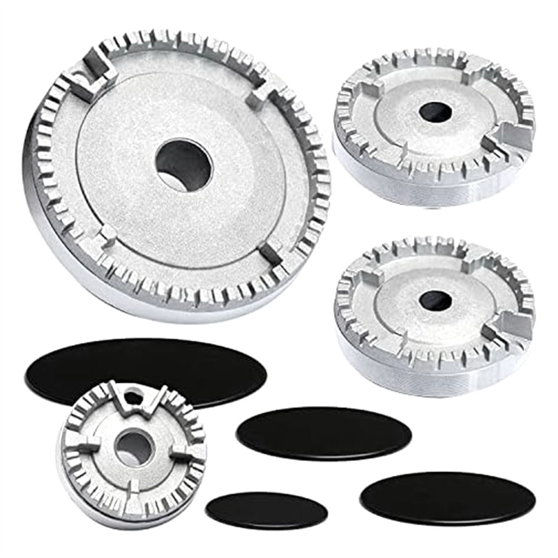 Universal Burner Crown Flame Cap Oven Cooker Hob Gas for CDA,Flame Burner Cap Crown Fits All Between Sizes Easy Install Easy to Use. 