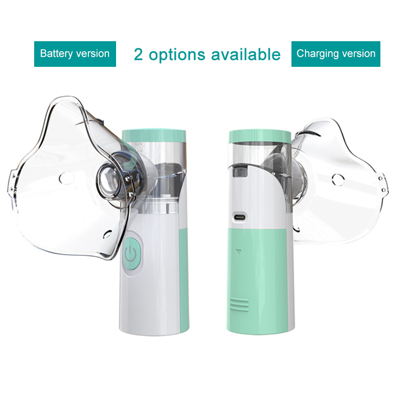Mesh Portable Nebulizer Silent Mini First Aid Kit Handheld Asthma Inhaler Atomizer Kids Adult Outdoor Saving Emergency Device Demoo. 