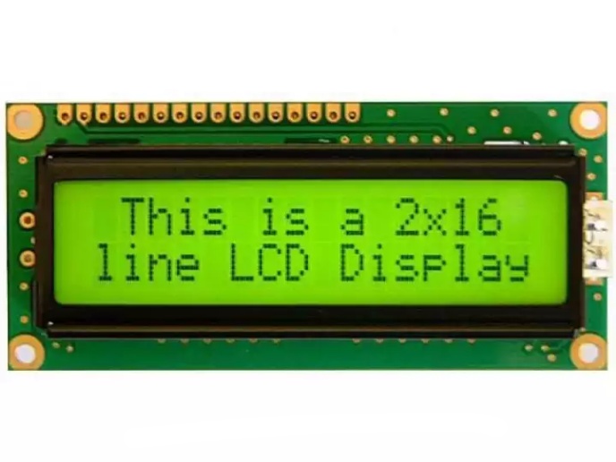Lcd Display (16*2),Good Liquid Crystal Display For Project By Arduino - Solar Panel. 