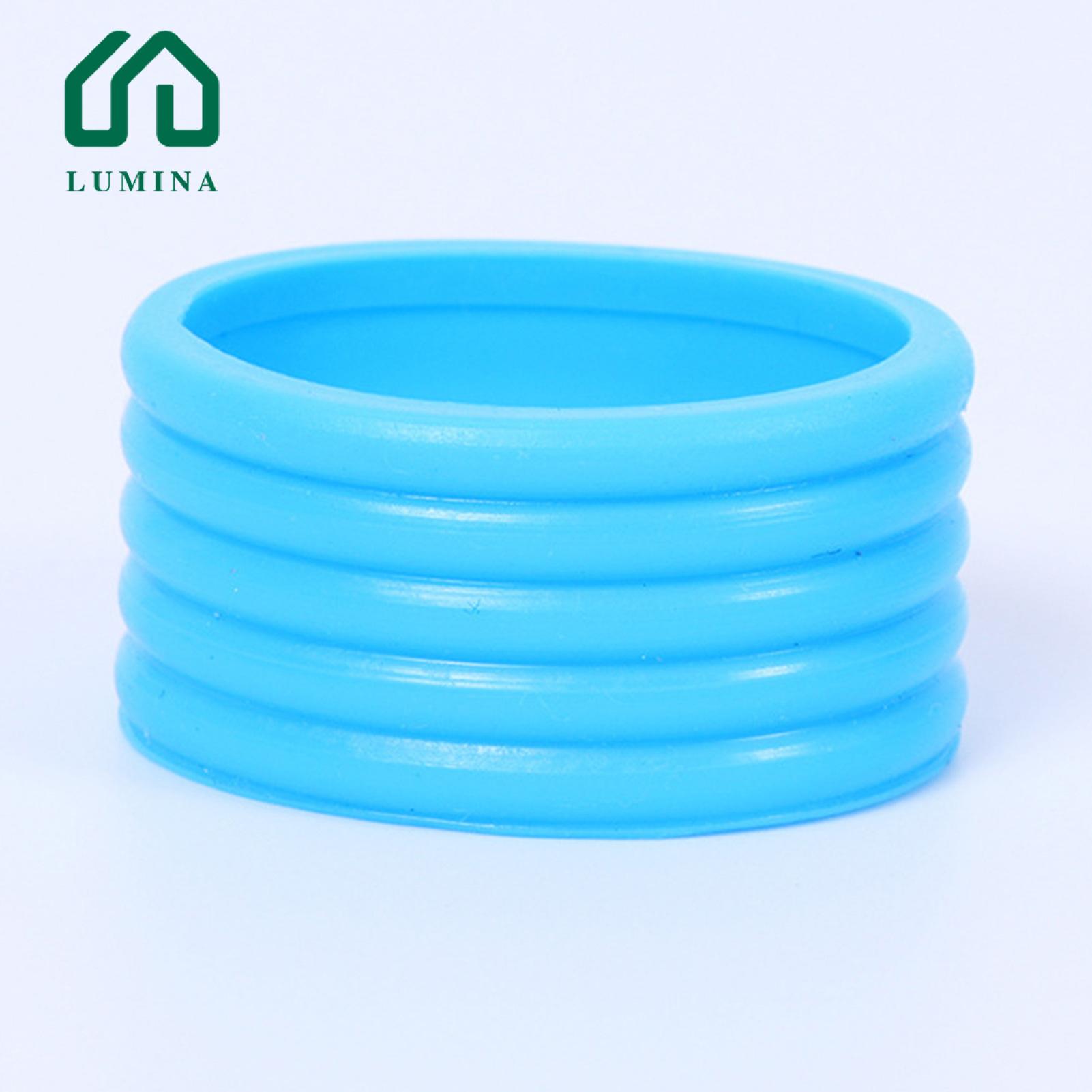 Lumina Racquet Sealing Rubber Ring Colorful Tennis Racket Grip Ring Soft Elastic Handle Band for Racquet Sealing Wear Resistant Reusable Buyers' Favorite Silicone Racket Band. 