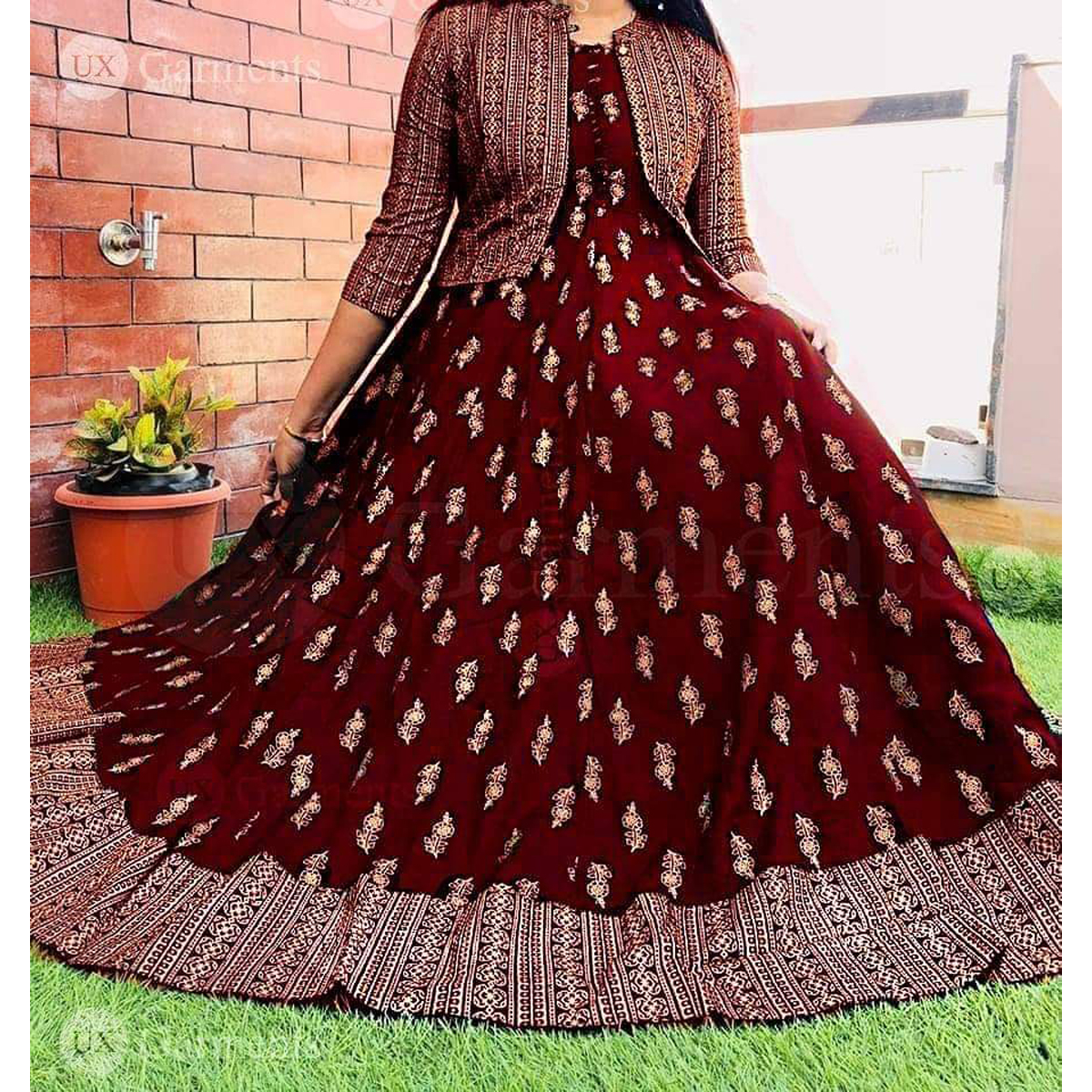 Ladies Flavour Pushpa Fancy Rayon Kurti Bottom and Dupatta Catalog