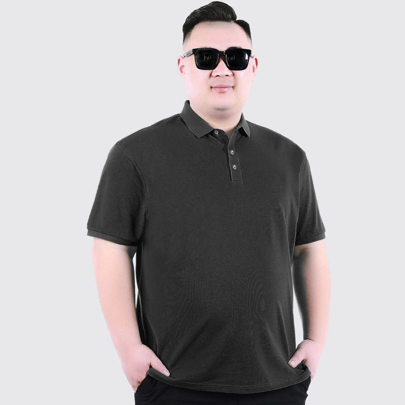 【8XL】Plus size overweight manpoloShirt Fat Guy Extra Large plus-Sized Loose Top Summer Thin Lapels Short SleeveTT-shirt. 