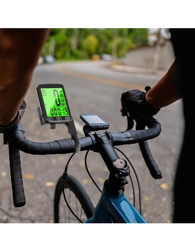 Waterproof Auto Bike Computer Light Mode Touch Switch  Wired Bicycle Computer Cycling Speedometer with LCD Backlight. 