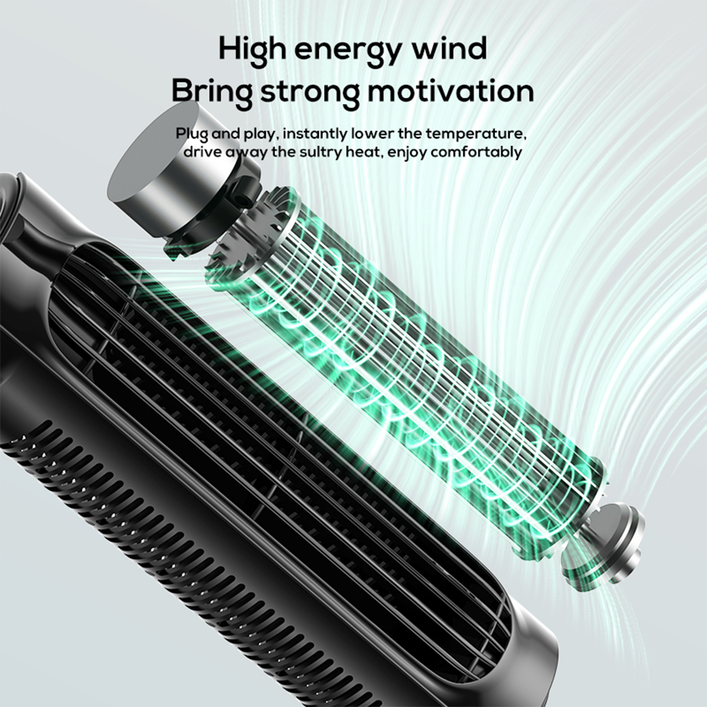 【New Product+Ready Stock+COD】 CF02 Innovative Car Seat Fan with Strong Wind Low Noise Three Adjustable Speeds Space-saving Design Ideal for Interior Cooling. 