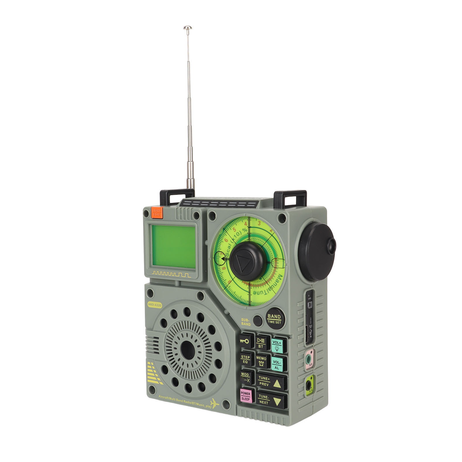 All Band Radio Bluetooth Supports Memory Card SOS Alarm APP Remote Control Full Band Radio Receiver for Outdoor Camping