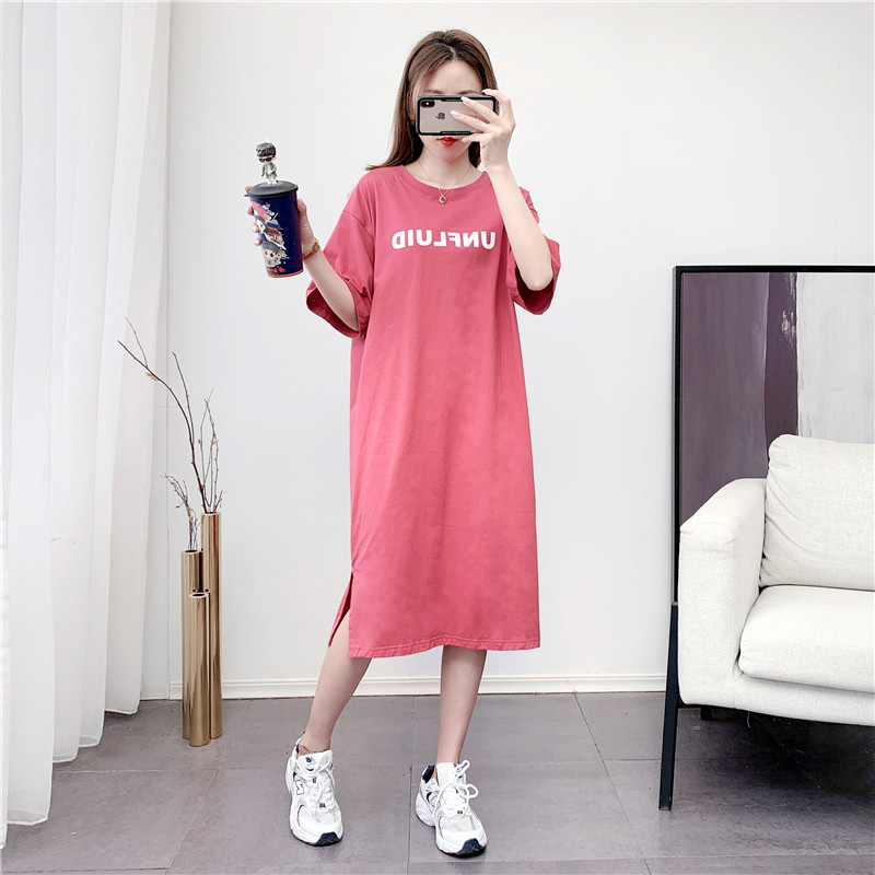 mid length tee shirt dresses