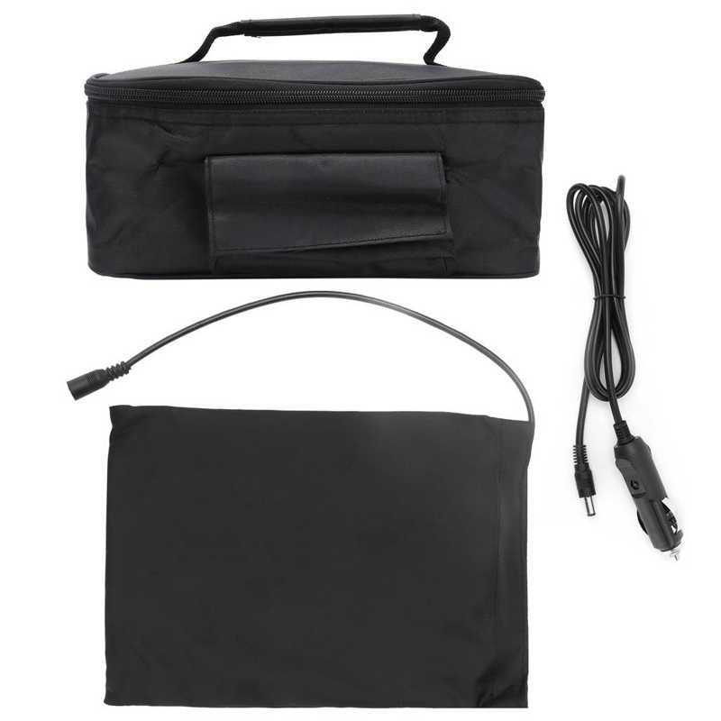 12V Electric Heated Lunch Box Portable Car Food Warmer Fast Heating Mini Microwave Oven for Outdoor Car Picnic Travel Camping. 