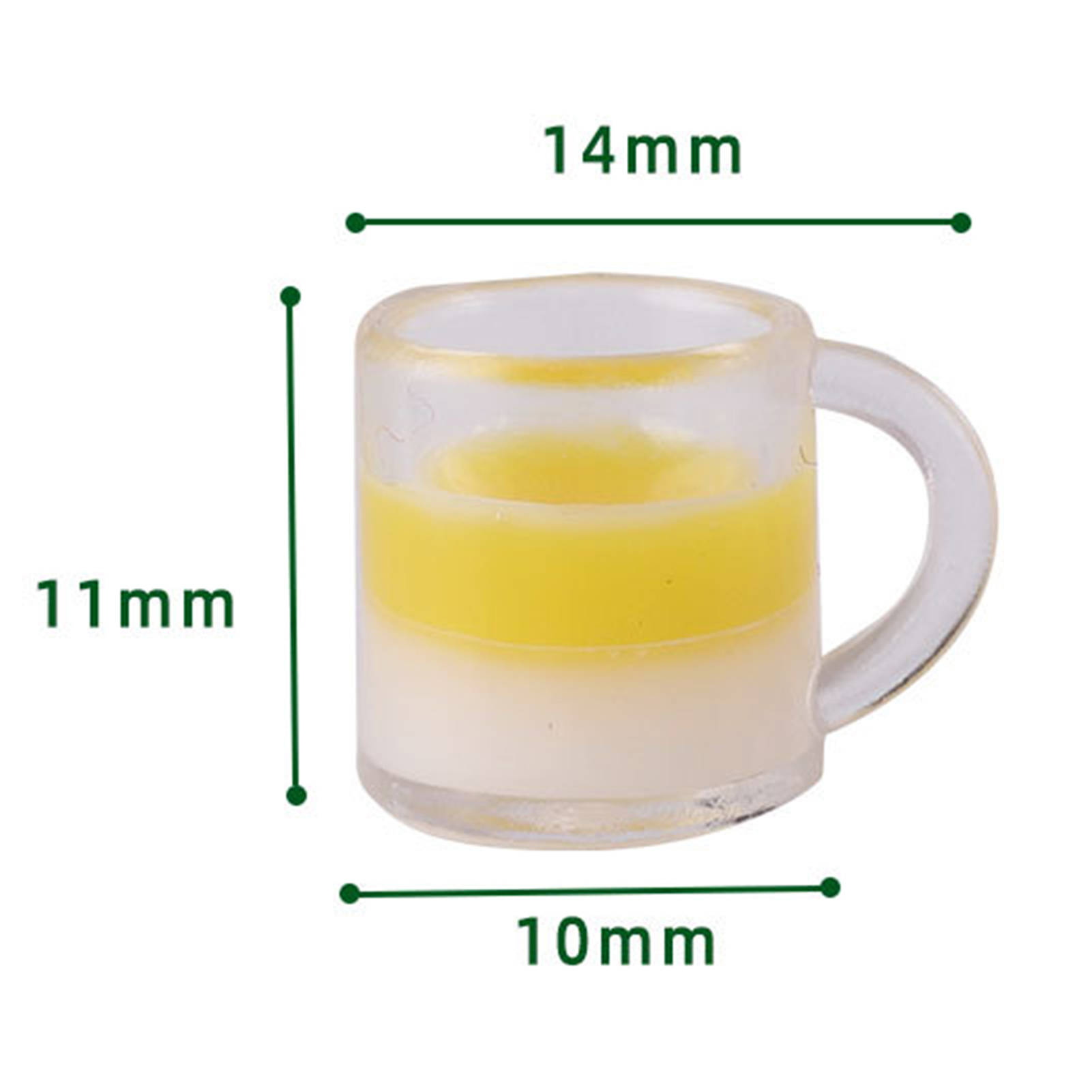 5Pcs 1:12 Dollhouse Drink Realistic Simulated Resin Miniature Mango Shake Model DIY Doll Accessories for Gift. 
