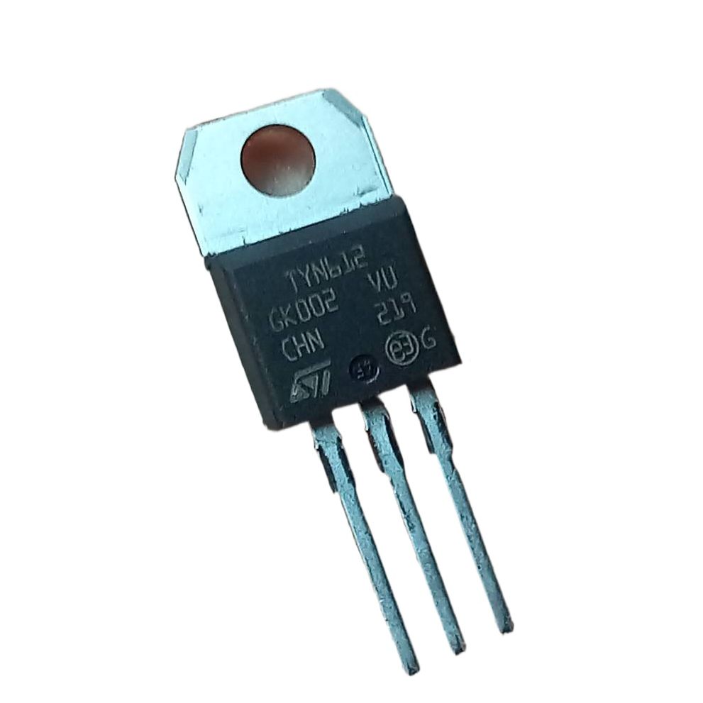 A Class TYN612 IC TYN612 Thyristor 12A 600V Unidirectional TYN612 SCR Thyristor TO-220 Silicon Control Rectifier Transistor 3 Pin Leads IC