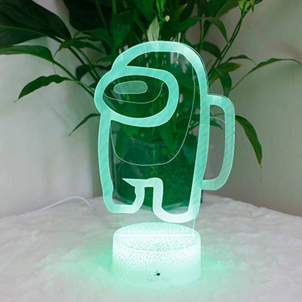 Among us game 3D remote control colorful touch night light app console light Crack base colorful touch remote control effect and easy to use. 