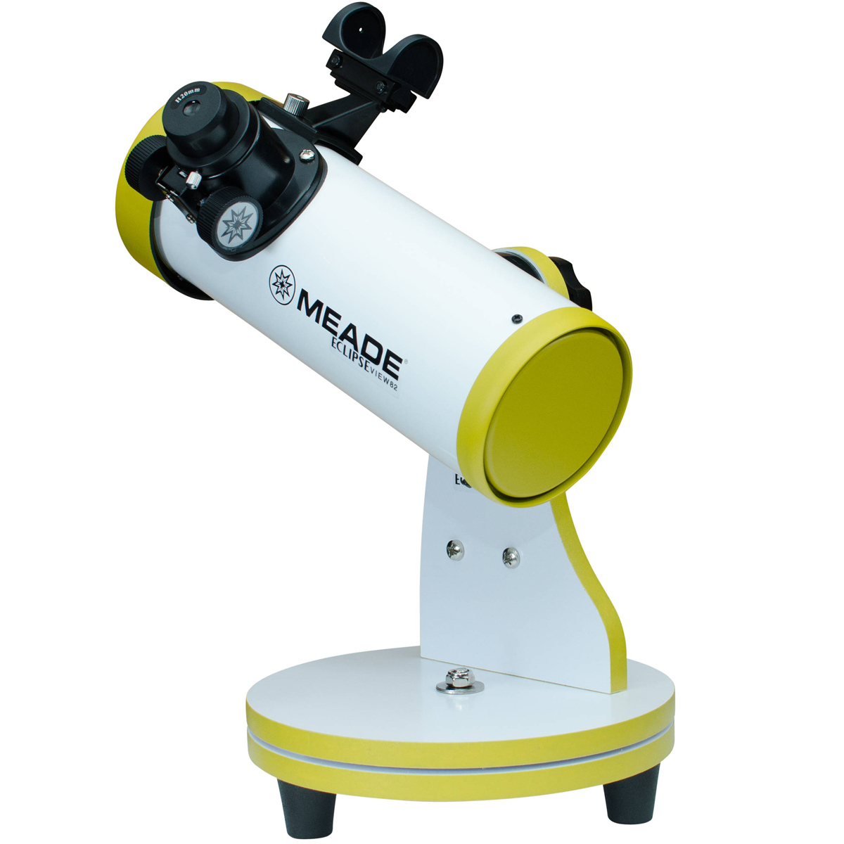Telescope With Solar Filter Meade 227000 Eclipse View 82mm f/3.7 AZ Reflector. 