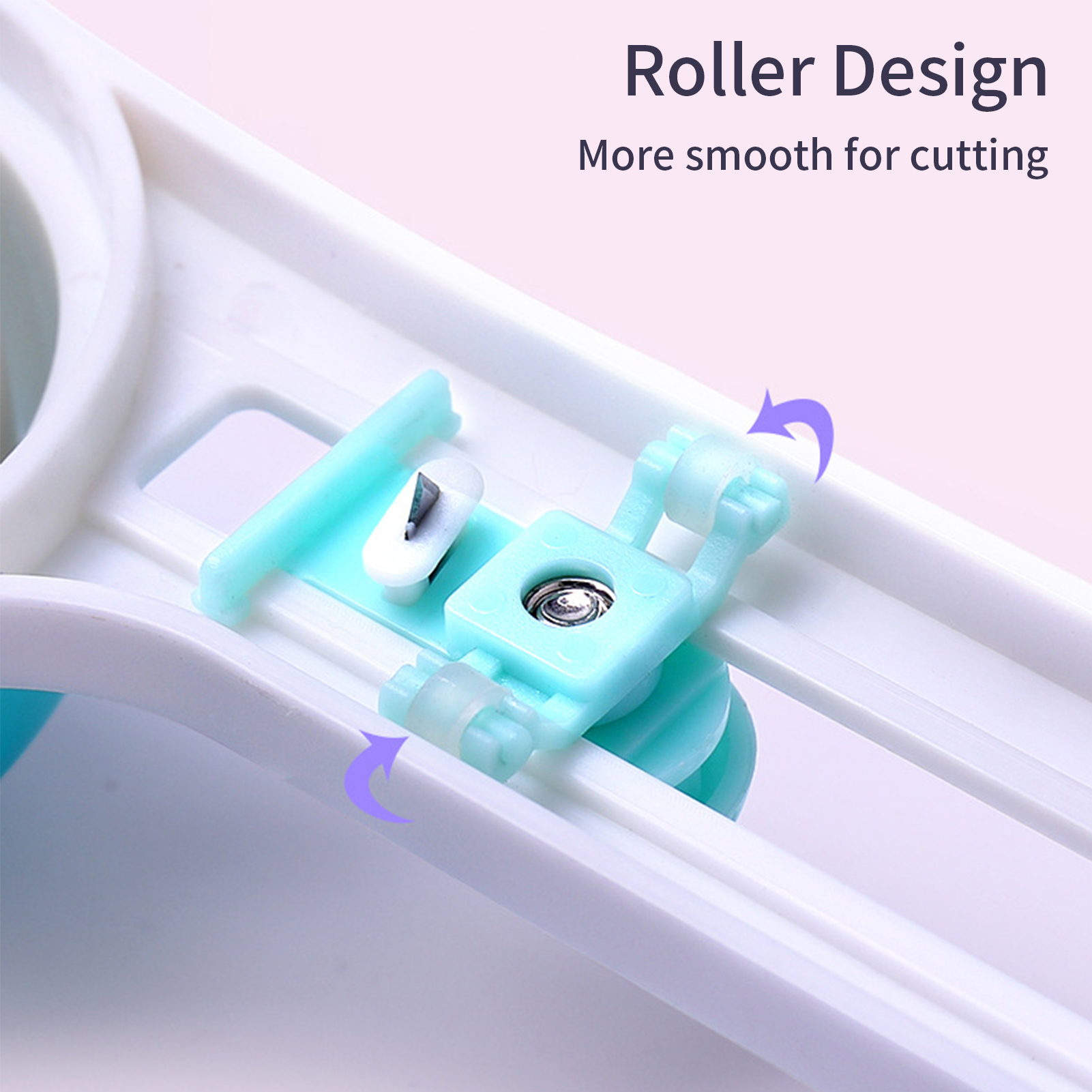 KW-triO Circular Paper Cutter Rotary Circle Cutter Manual Round Cutting Tool Paper Trimmer Scrapbooking Tool with Replacement Cutter Head for DIY Paper Cards Craft Supplies Sewing Tool. 