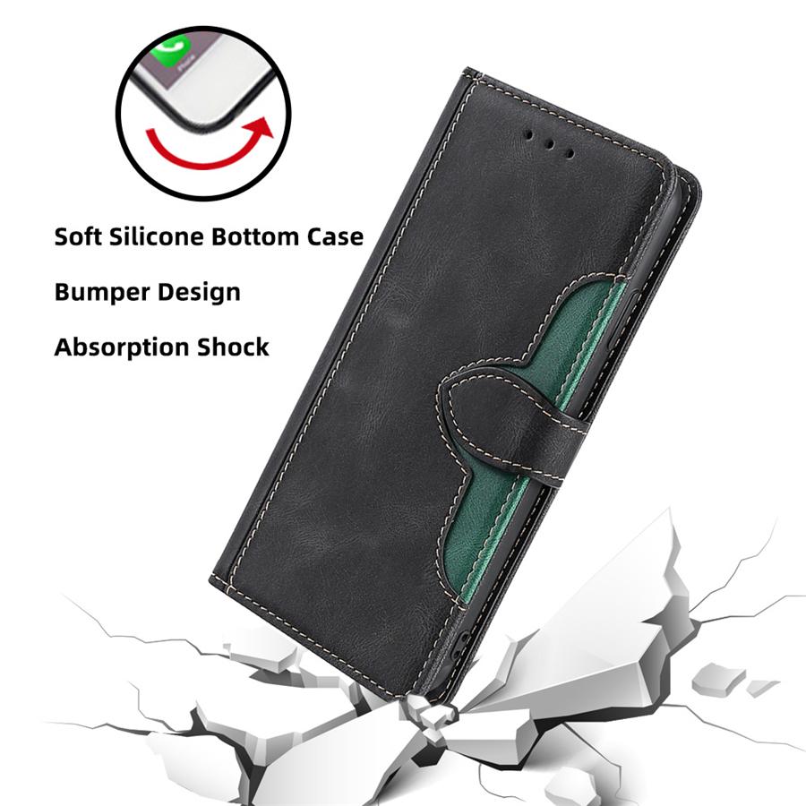 Case For  OnePlus Nord  casing  Flip leather magnetic phone case TPU back cover. 