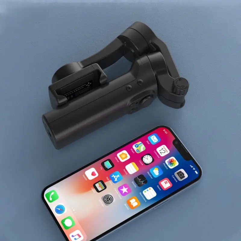 Mobile phone F5 plus 3-axis gimbal stabilizer with lightweight 3-axis anti-shake handheld gimbal foldable shooting Vlog. 