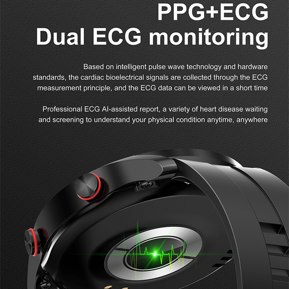 New 2023 ECG+PPG Smart Watch Bluetooth Call Music player Man Watch Sports Waterproof Luxury Smartwatch For Android ios. 