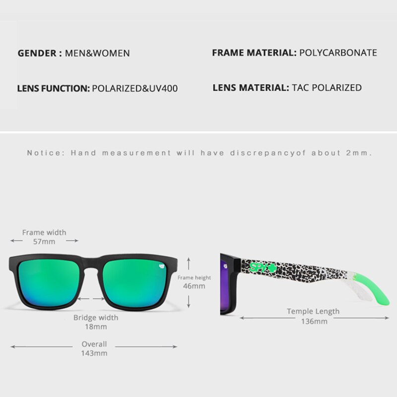 ken block Brand New men Square Sunglasses HD Polarized sport Sun Glasses Reflective Coating Mirror lens UV400 With Case. 