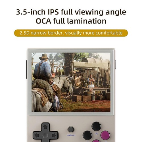 ANBERNIC RG35XX Game Console 64GB 5000 Games - Grey. 