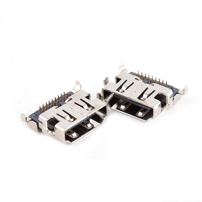 HDMI Interface Connector 19 Pin Vertical Right Angle HDMI Socket Reverse Sinker Sunlight Mall. 