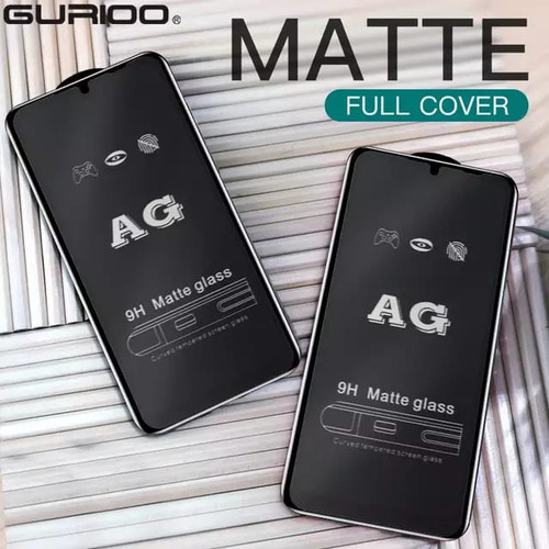 Oppo A15s PREMIUM 9D AG MATTE Tempered Glass Screen Protector (FULL DISPLAY COVERED)