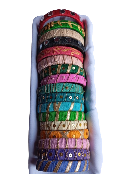 stylish hand made bangles FOR women.. 4 pcs