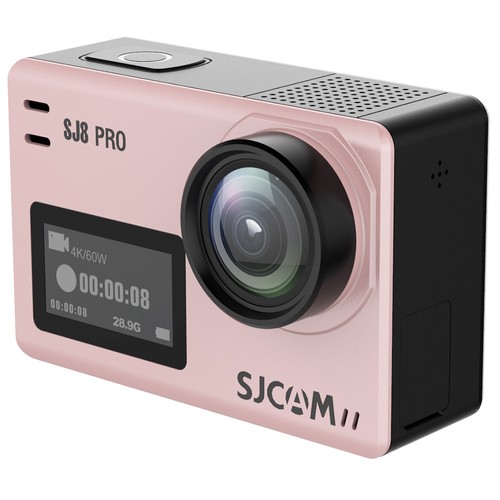 SJCAM SJ8Pro Sports & Action Camera 4K/60FPS Waterproof, WiFi Remote Control Sports DV FPV Camera - Rose Gold. 