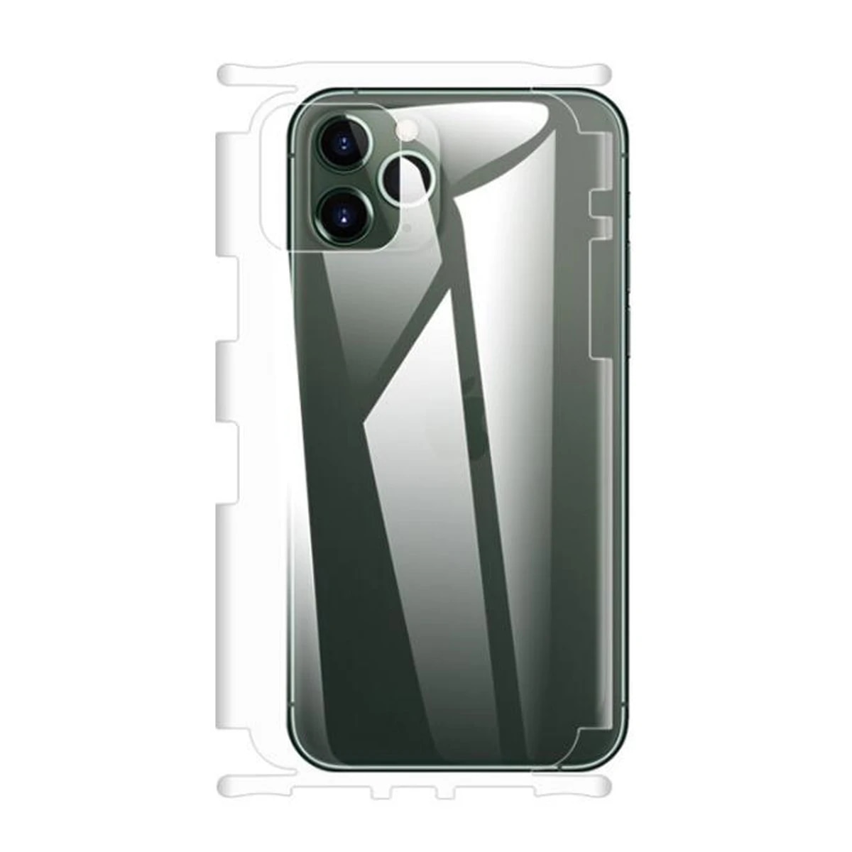 3Pcs Back+Frame Full Coverage Hydrogel Film For iPhone 13 14 15 Pro Max Plus Rear Glass Cover Side Protector Film With Fix Tools. 